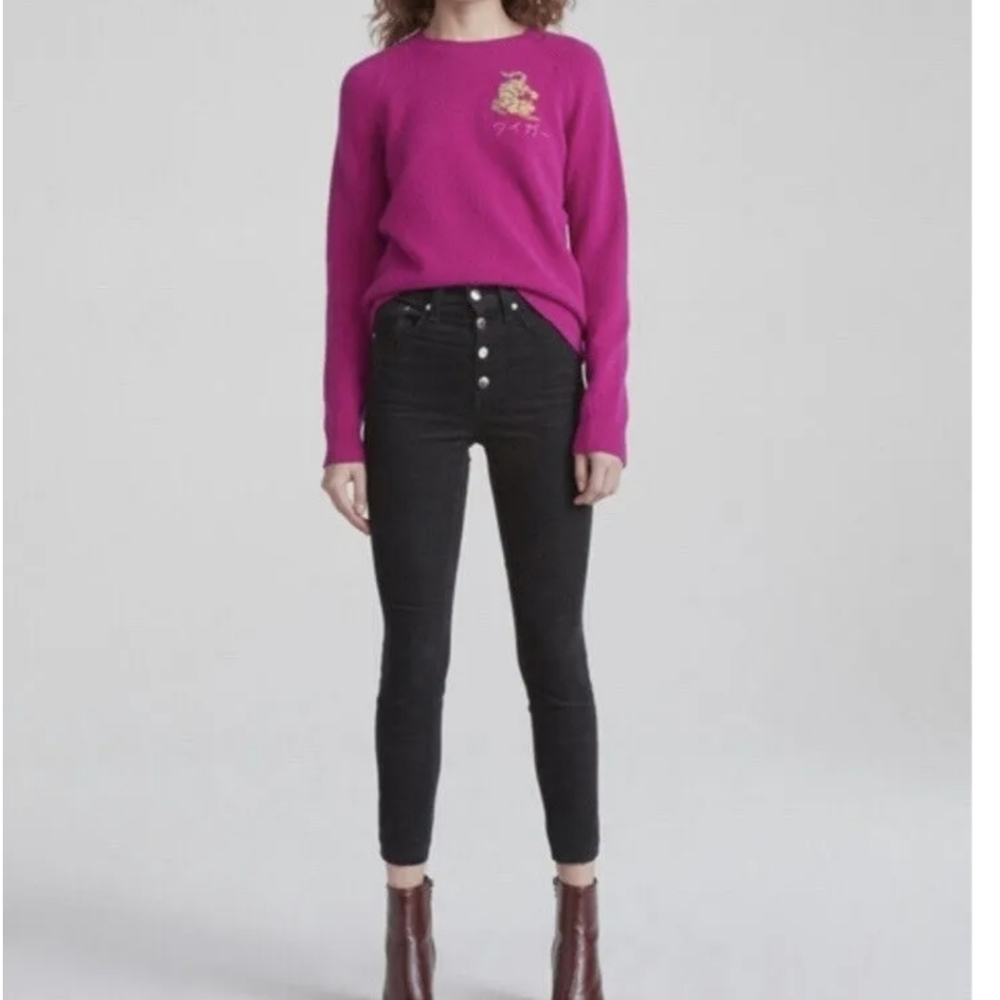 Rag & Bone Rosie corduroy high rise ankle pant